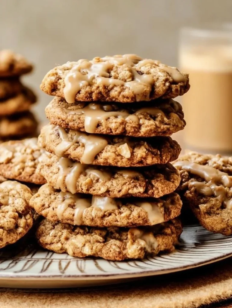 Vanilla Oatmeal Latte Cookies