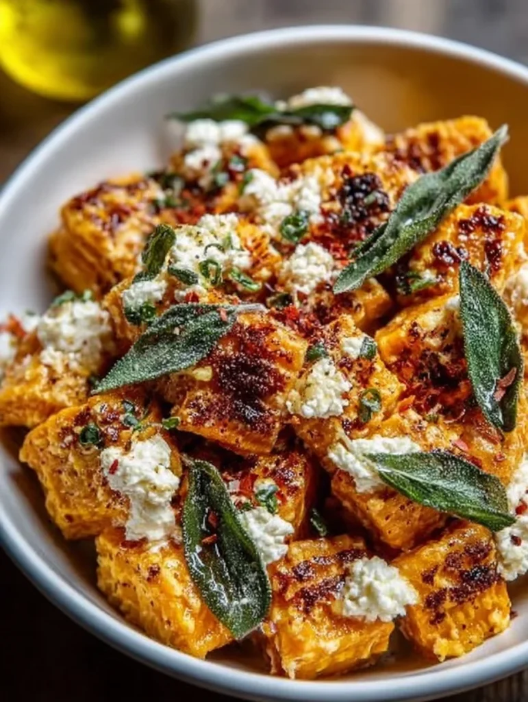 Sweet Potato Goat Cheese Sage