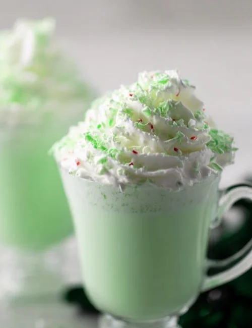 Warm Mint White Hot Chocolate