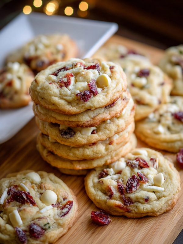 White Chocolate Cranberry Cookies
