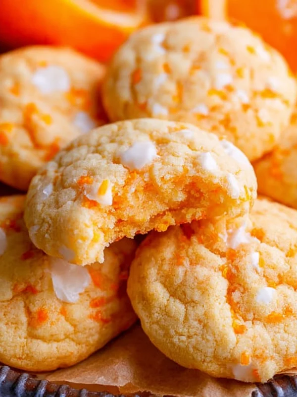 chewy Creamsicle Orange Cookies