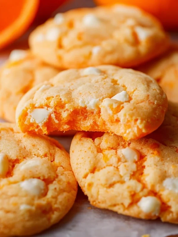 chewy Creamsicle Orange Cookies