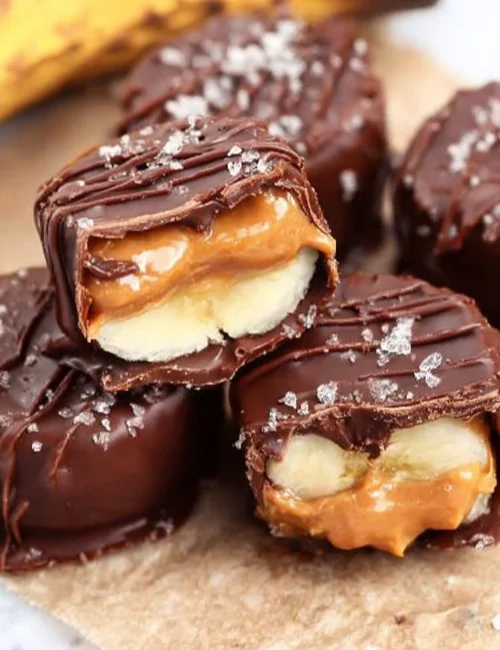 Chocolate Dipped Banana Bites