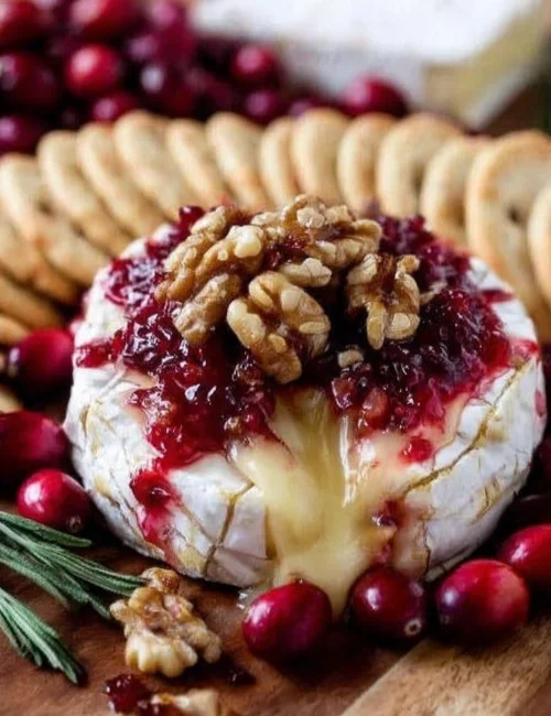Cranberry Baked Brie Appetizer Recipe