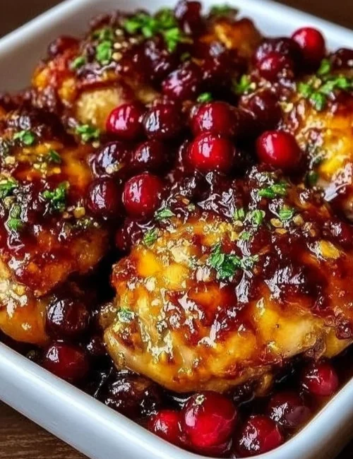 Cranberry Orange Glazed Chicken