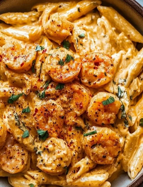 Creamy Cajun Shrimp Pasta