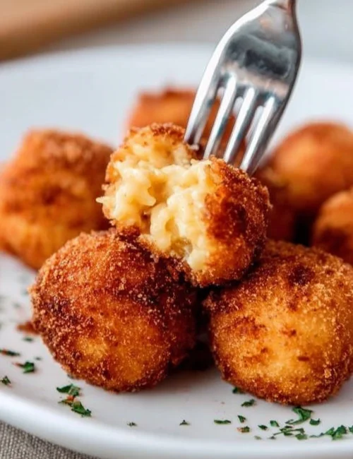 Crispy Fried Mac and Cheese Balls