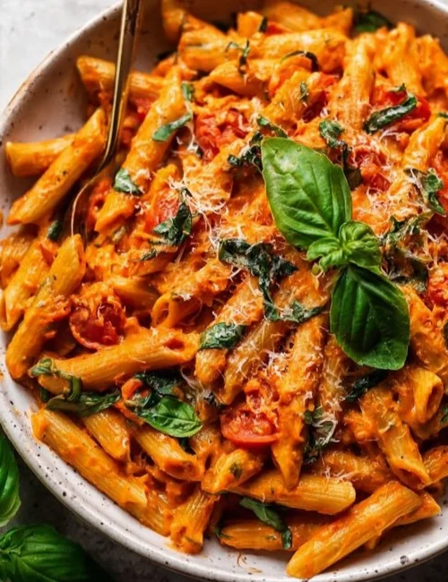 One Pan Creamy Tomato Pasta