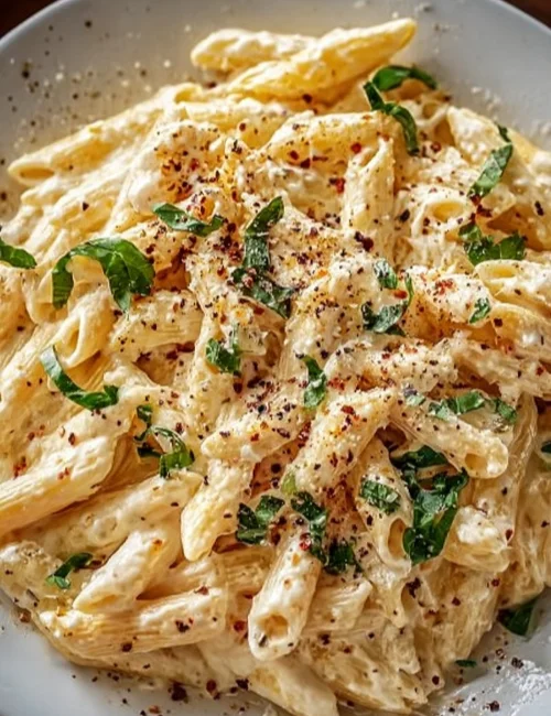 One Pot Creamy Garlic Pasta
