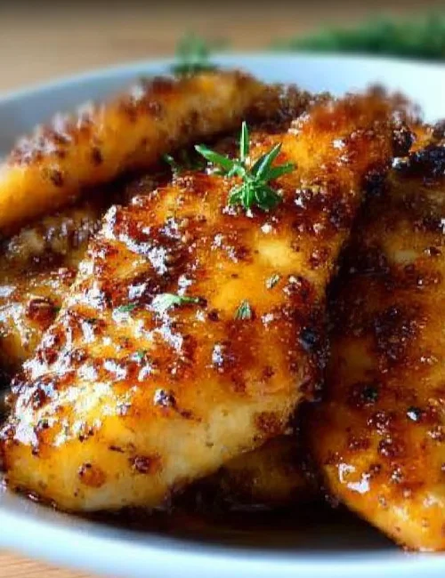 Air Fryer Maple Glazed Chicken Breast