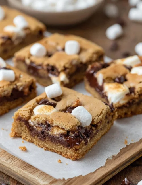 S’mores Cookie Bars