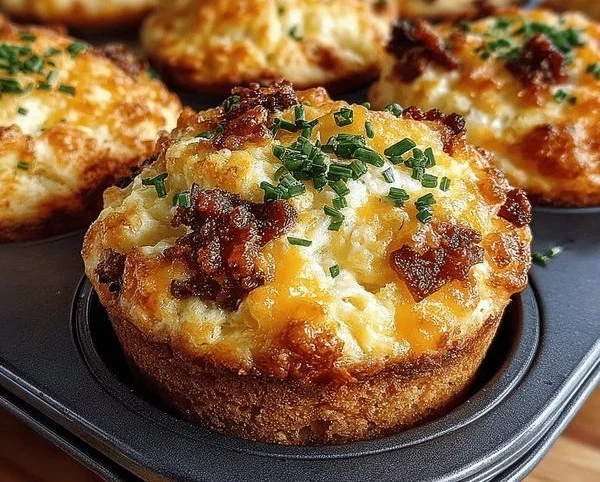 Cheddar Bacon Egg Biscuit Bombs, a delicious breakfast treat filled with egg and bacon.