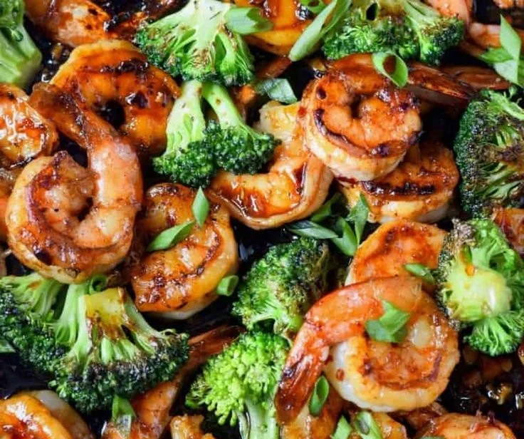 Delicious Honey Garlic Butter Shrimp served in a flavorful sauce