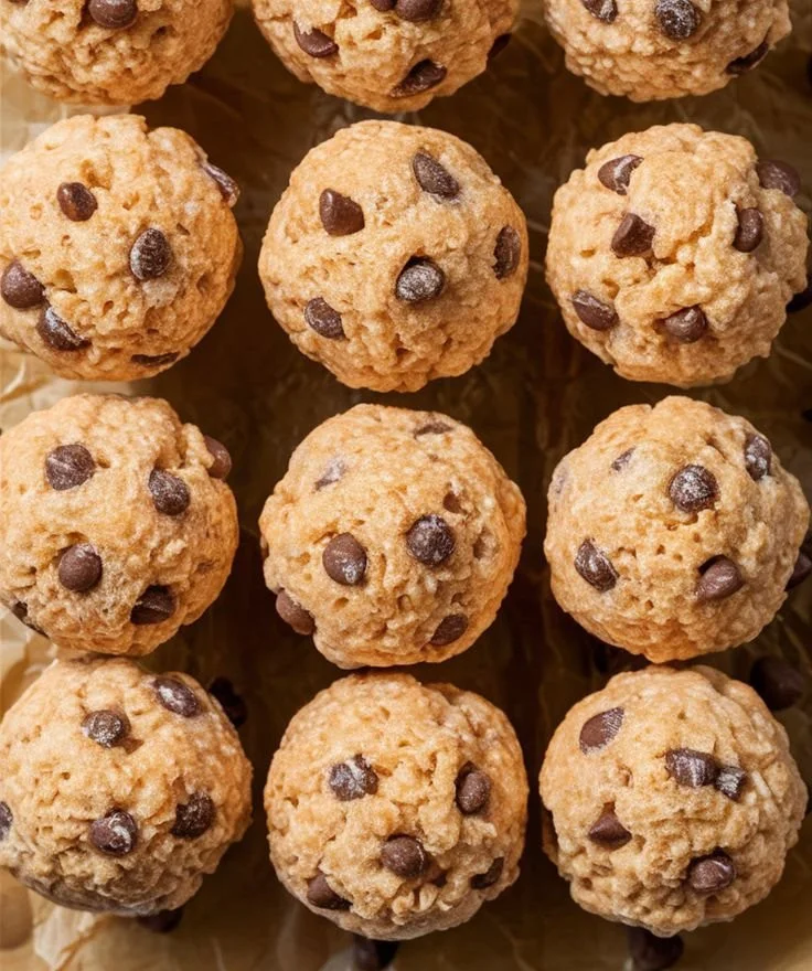 Delicious homemade Rice Krispies Protein Balls for a nutritious snack.