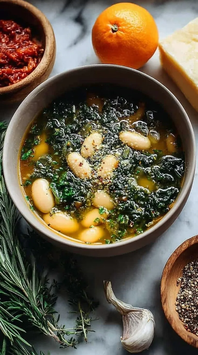 A white bowl filled with creamy yellow Greek Avgolemono Soup garnished with fresh dill and cracked black pepper.