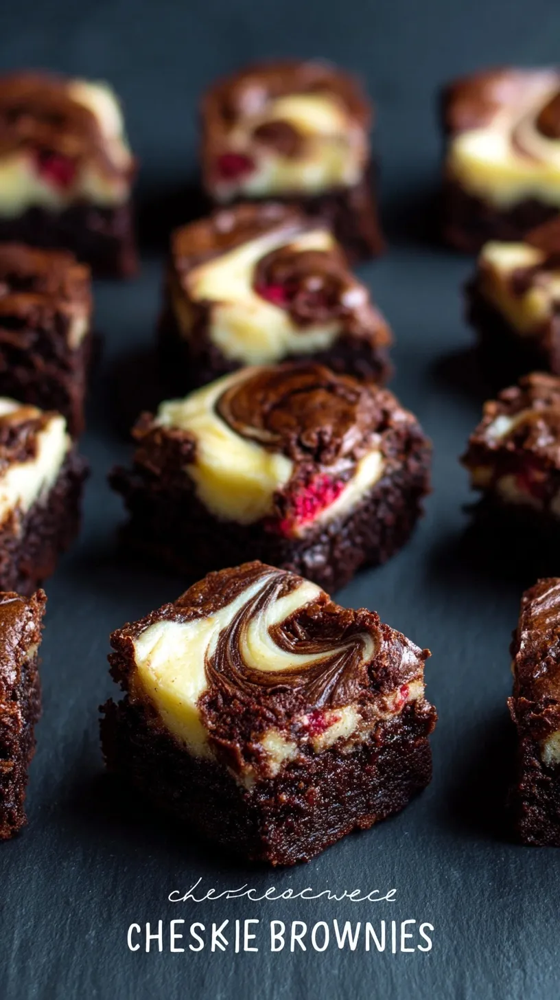 Mini brownie bites with a marbled cream cheese swirl in a muffin tin