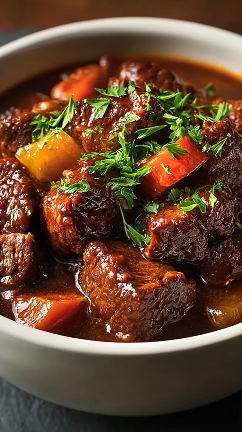 A bowl of tender slow cooker pepper steak served over white rice with vibrant green and red bell peppers