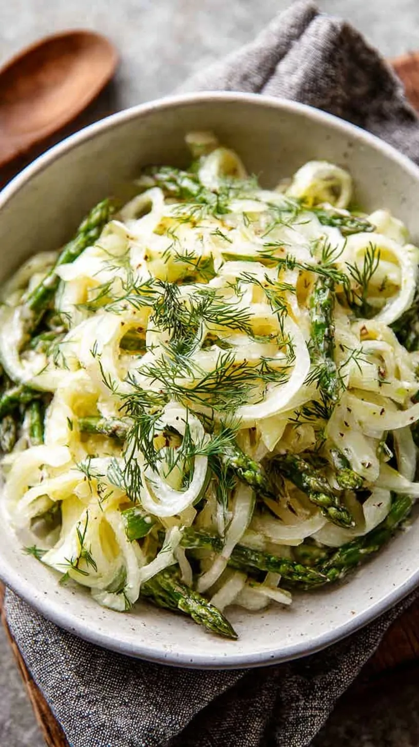 A beautiful Grilled Asparagus Caesar Salad with charred spears, crisp romaine, and shaved parmesan.