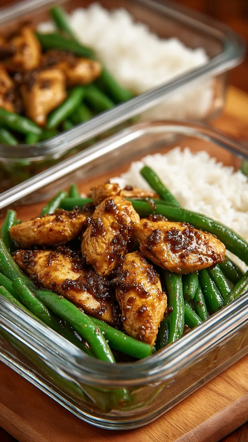 A skillet containing golden pan-seared chicken breast fillets and vibrant green beans with lemon.